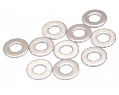 304 Stainless Steel Spacers M3x7x0.5 (10)