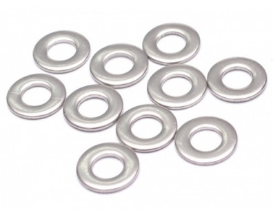 304 Stainless Steel Spacers M4x9x0.8 (10)