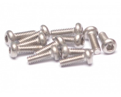 304 Stainless Steel M2x6mm Hex Socket Button Head (10)