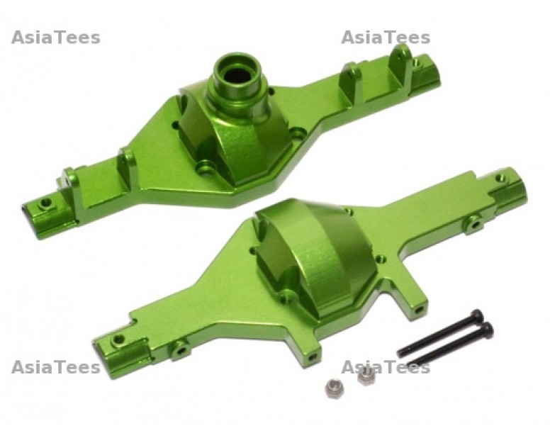 Aluminium Front / Rear Gear Box - 2 Pcs Green