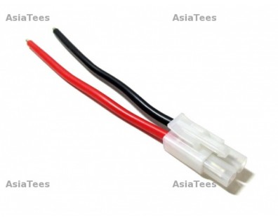 Tamiya Male Adapter 100mm 14 Gauge Silicone Wire