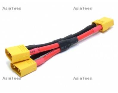 XT90 Battery Harness 10awg For 2 Packs In Parallel 100mm