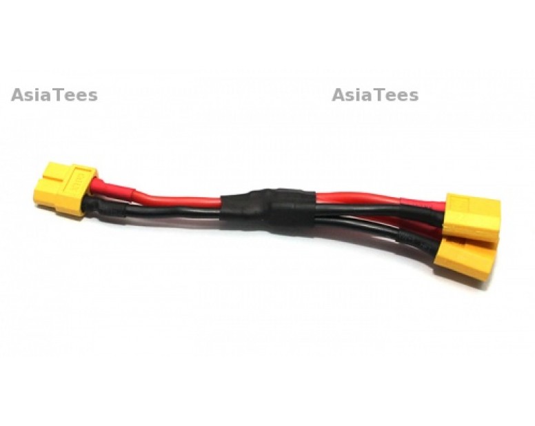 XT60 Y lead (14AWG Silicone Wire) -