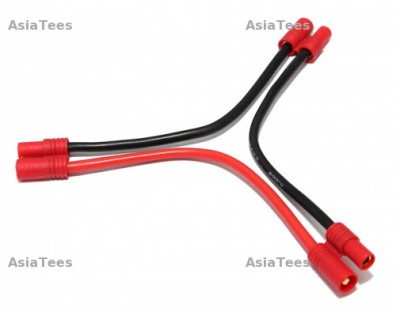3.5mm Y lead (14AWG Silicone Wire) -