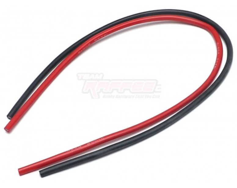 14AWG Silicon Cable Wire Black & Red 330mm