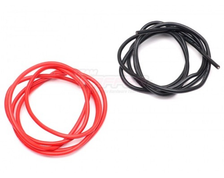 16AWG Silicon Cable Wire Black & Red 100cm
