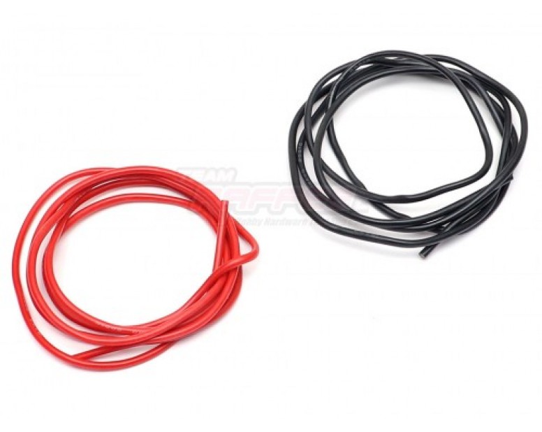 18AWG Silicon Cable Wire Black & Red 100cm