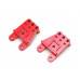 Aluminum Front & Rear Shock Towers (2) Red