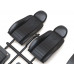 Lightweight Interior Front & Rear Molded Plastic Seats for Defender D90 / D110 Pickup and Wagon Body