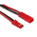 Red JST Male and Femal Connectors 20Awg 100mm (5 each)